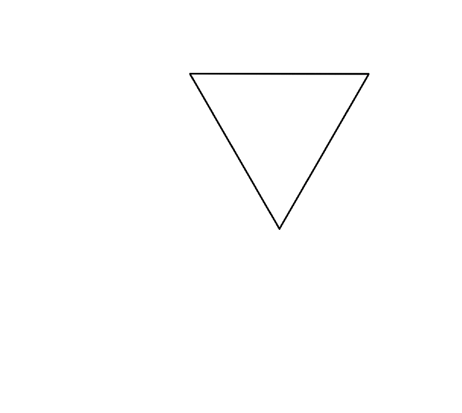 An equilateral triangle is dissected into four pieces. The internal polygons are animated, swinging apart and then reassembling into a square. The sequence reverses.
