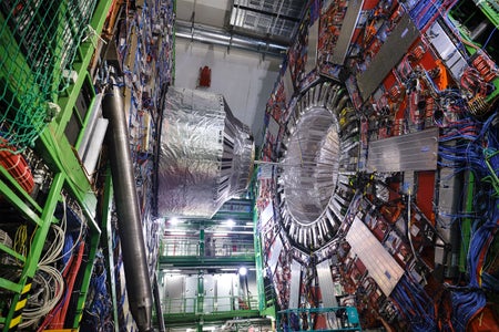 The CMS experiment at the Large Hadron Collider.