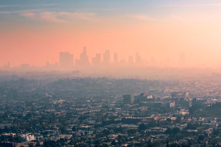 Smog over Los Angeles