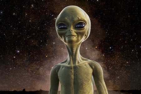 illustration of an alien.